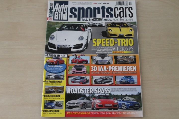 Deckblatt Auto Bild Sportscars (10/2009)